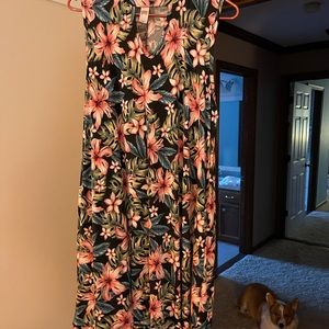 Hawaiian flower dress